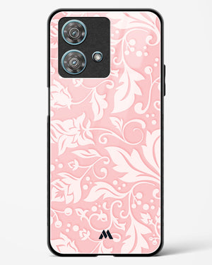 Floral Pink Zephyrs Glass Case Phone Cover (Motorola)