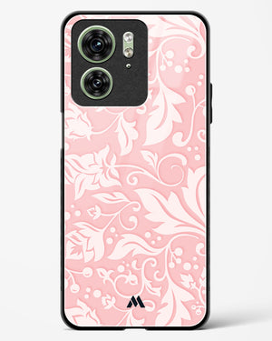 Floral Pink Zephyrs Glass Case Phone Cover (Motorola)