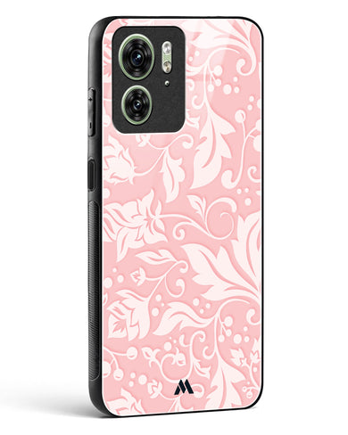 Floral Pink Zephyrs Glass Case Phone Cover (Motorola)