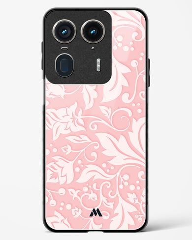 Floral Pink Zephyrs Glass Case Phone Cover (Motorola)