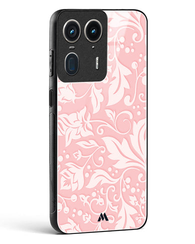 Floral Pink Zephyrs Glass Case Phone Cover (Motorola)