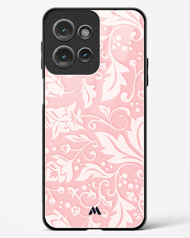Floral Pink Zephyrs Glass Case Phone Cover (Motorola)