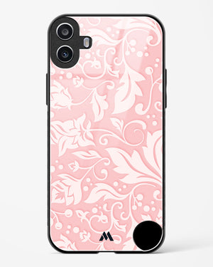 Floral Pink Zephyrs Glass Case Phone Cover (Nothing)