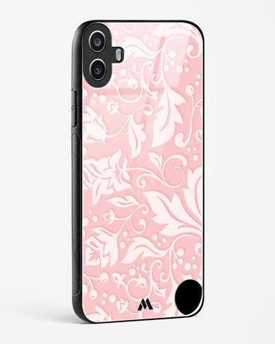 Floral Pink Zephyrs Glass Case Phone Cover (Nothing)