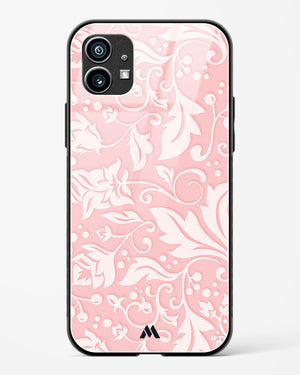 Floral Pink Zephyrs Glass Case Phone Cover (Nothing)