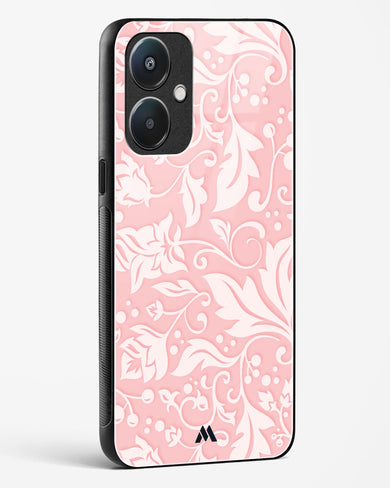 Floral Pink Zephyrs Glass Case Phone Cover (Oppo)