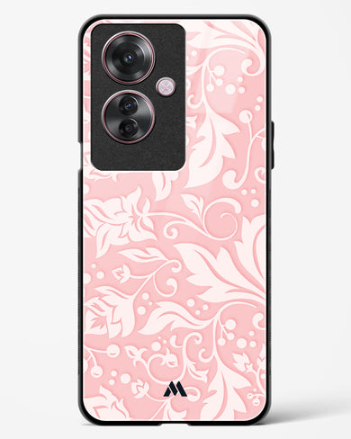 Floral Pink Zephyrs Glass Case Phone Cover (Oppo)