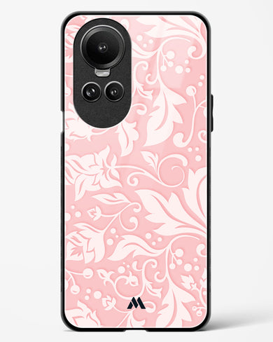 Floral Pink Zephyrs Glass Case Phone Cover (Oppo)