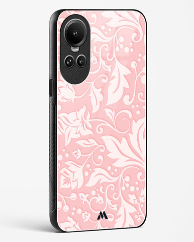 Floral Pink Zephyrs Glass Case Phone Cover (Oppo)