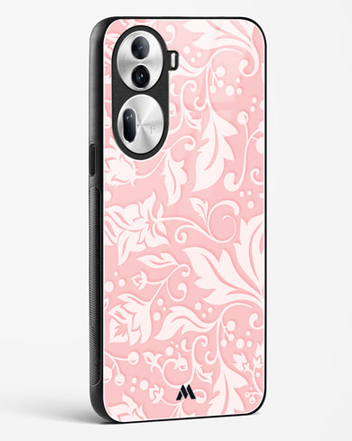 Floral Pink Zephyrs Glass Case Phone Cover (Oppo)