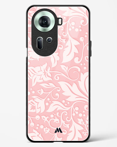 Floral Pink Zephyrs Glass Case Phone Cover (Oppo)