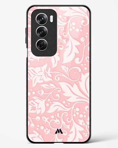 Floral Pink Zephyrs Glass Case Phone Cover (Oppo)