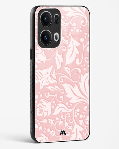 Floral Pink Zephyrs Glass Case Phone Cover (Oppo)
