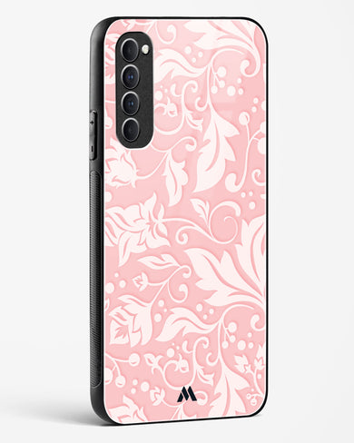 Floral Pink Zephyrs Glass Case Phone Cover (Oppo)