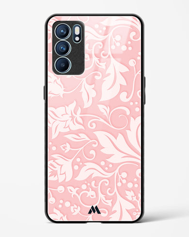 Floral Pink Zephyrs Glass Case Phone Cover (Oppo)