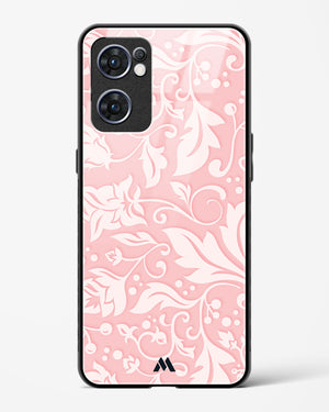 Floral Pink Zephyrs Glass Case Phone Cover (Oppo)