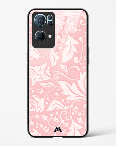 Floral Pink Zephyrs Glass Case Phone Cover (Oppo)