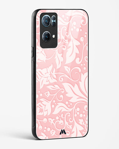 Floral Pink Zephyrs Glass Case Phone Cover (Oppo)