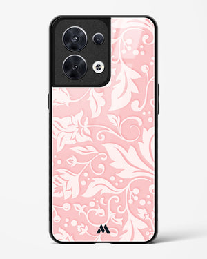 Floral Pink Zephyrs Glass Case Phone Cover (Oppo)