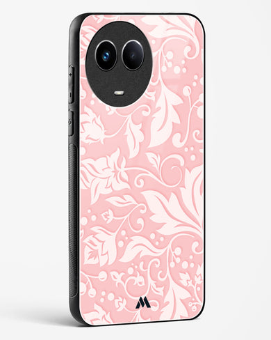 Floral Pink Zephyrs Glass Case Phone Cover (Realme)