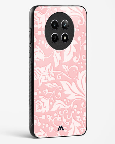 Floral Pink Zephyrs Glass Case Phone Cover (Realme)