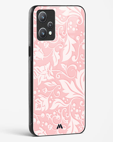 Floral Pink Zephyrs Glass Case Phone Cover-(Realme)