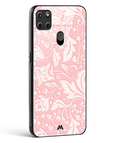 Floral Pink Zephyrs Glass Case Phone Cover (Realme)