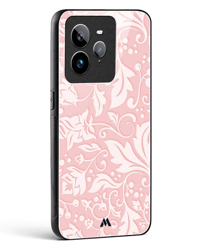 Floral Pink Zephyrs Glass Case Phone Cover (Realme)
