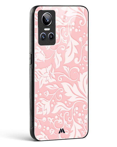 Floral Pink Zephyrs Glass Case Phone Cover (Realme)