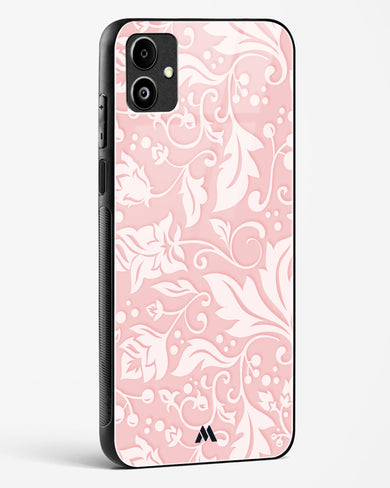 Floral Pink Zephyrs Glass Case Phone Cover (Samsung)