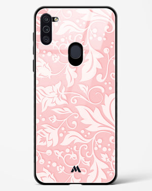 Floral Pink Zephyrs Glass Case Phone Cover-(Samsung)