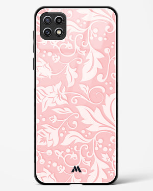 Floral Pink Zephyrs Glass Case Phone Cover-(Samsung)