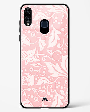 Floral Pink Zephyrs Glass Case Phone Cover-(Samsung)