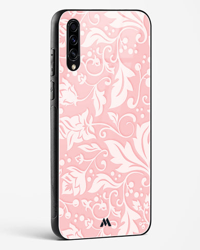 Floral Pink Zephyrs Glass Case Phone Cover-(Samsung)