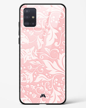 Floral Pink Zephyrs Glass Case Phone Cover-(Samsung)