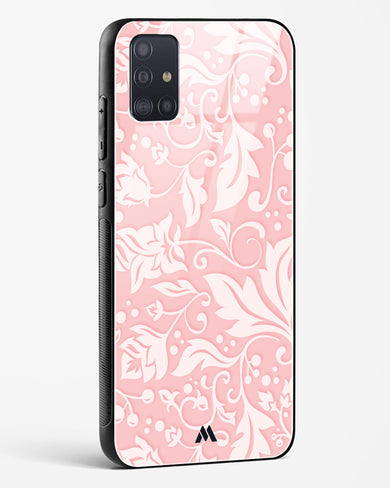 Floral Pink Zephyrs Glass Case Phone Cover-(Samsung)