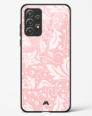 Floral Pink Zephyrs Glass Case Phone Cover (Samsung)