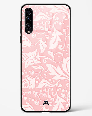 Floral Pink Zephyrs Glass Case Phone Cover-(Samsung)