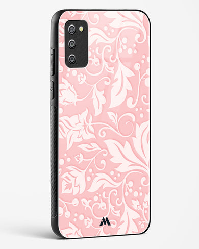 Floral Pink Zephyrs Glass Case Phone Cover-(Samsung)