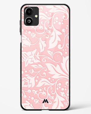 Floral Pink Zephyrs Glass Case Phone Cover-(Samsung)