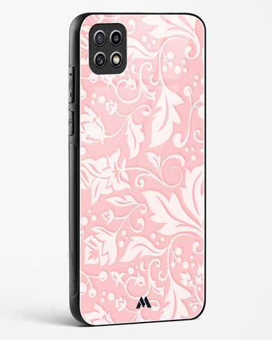 Floral Pink Zephyrs Glass Case Phone Cover-(Samsung)