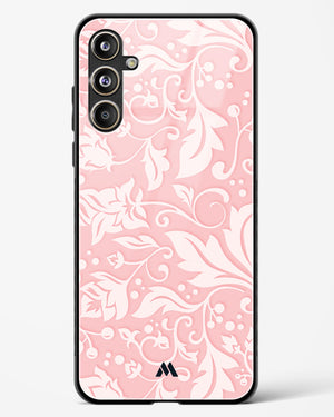Floral Pink Zephyrs Glass Case Phone Cover (Samsung)