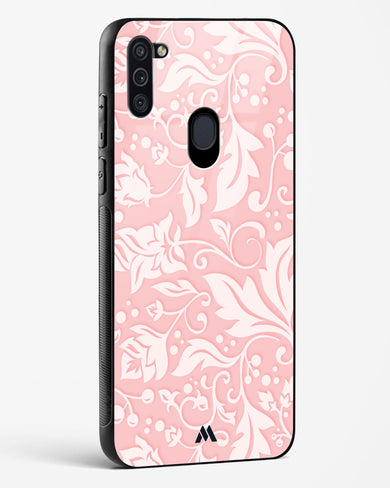 Floral Pink Zephyrs Glass Case Phone Cover-(Samsung)