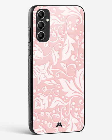 Floral Pink Zephyrs Glass Case Phone Cover (Samsung)