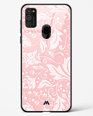 Floral Pink Zephyrs Glass Case Phone Cover-(Samsung)