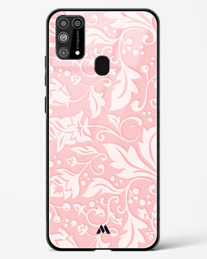 Floral Pink Zephyrs Glass Case Phone Cover-(Samsung)