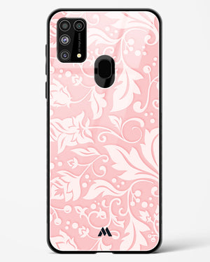 Floral Pink Zephyrs Glass Case Phone Cover-(Samsung)