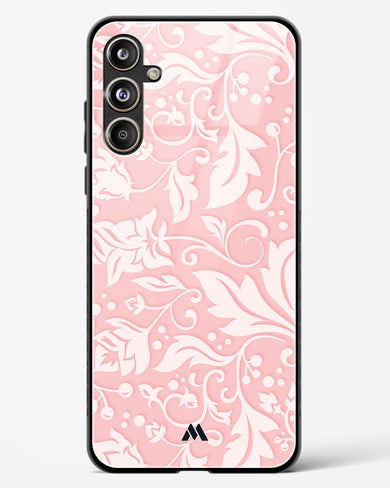 Floral Pink Zephyrs Glass Case Phone Cover (Samsung)