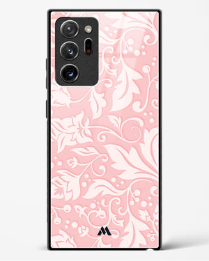 Floral Pink Zephyrs Glass Case Phone Cover-(Samsung)