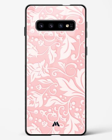 Floral Pink Zephyrs Glass Case Phone Cover-(Samsung)